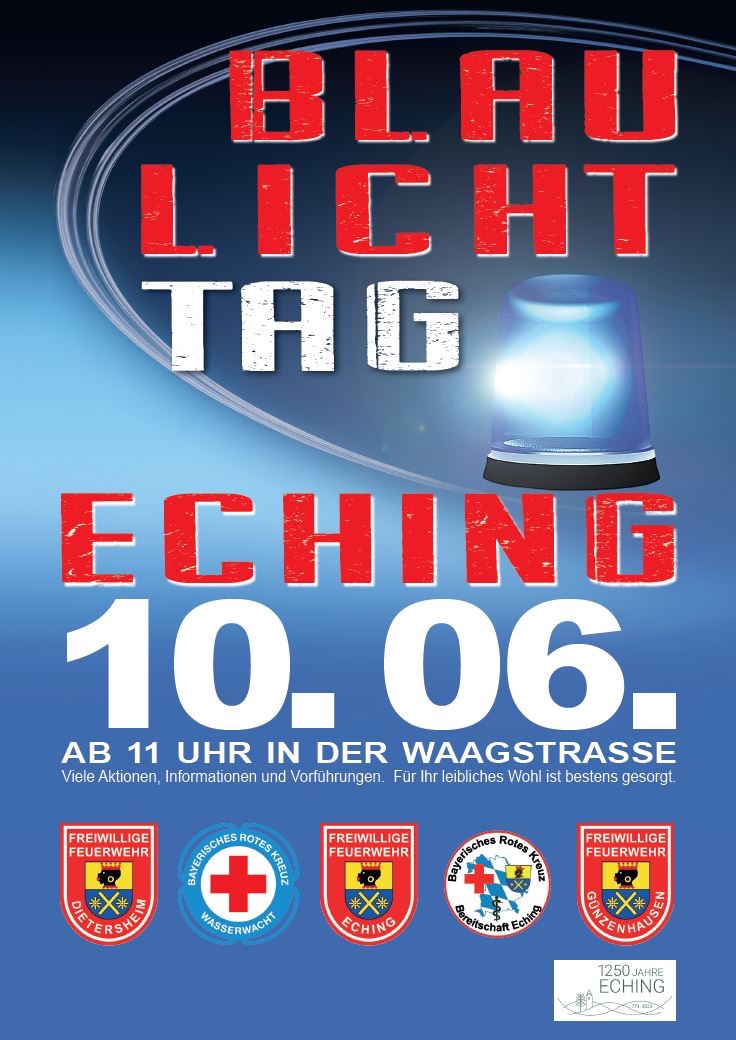 Blaulichttag in Eching